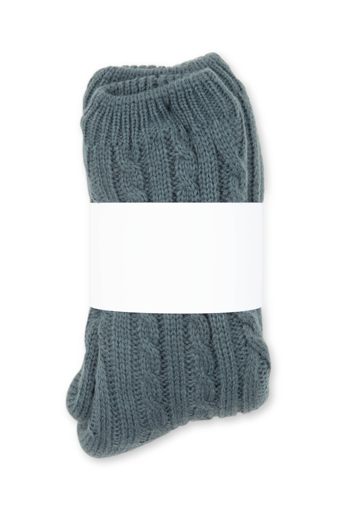 Luxe Sherpa Lined Cable Knit Slipper Socks