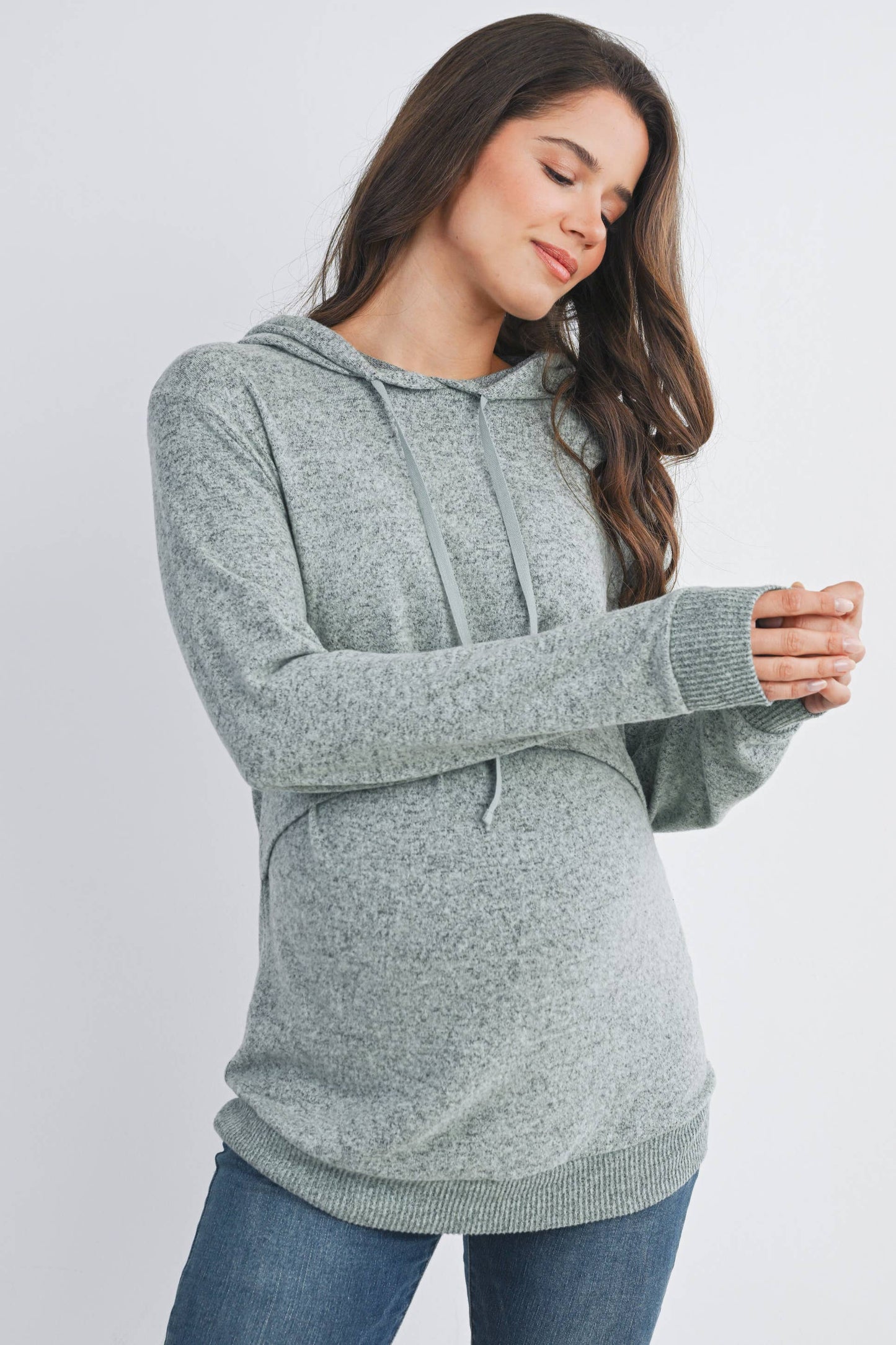 Dani Maternity & Nursing Knit Hoodie