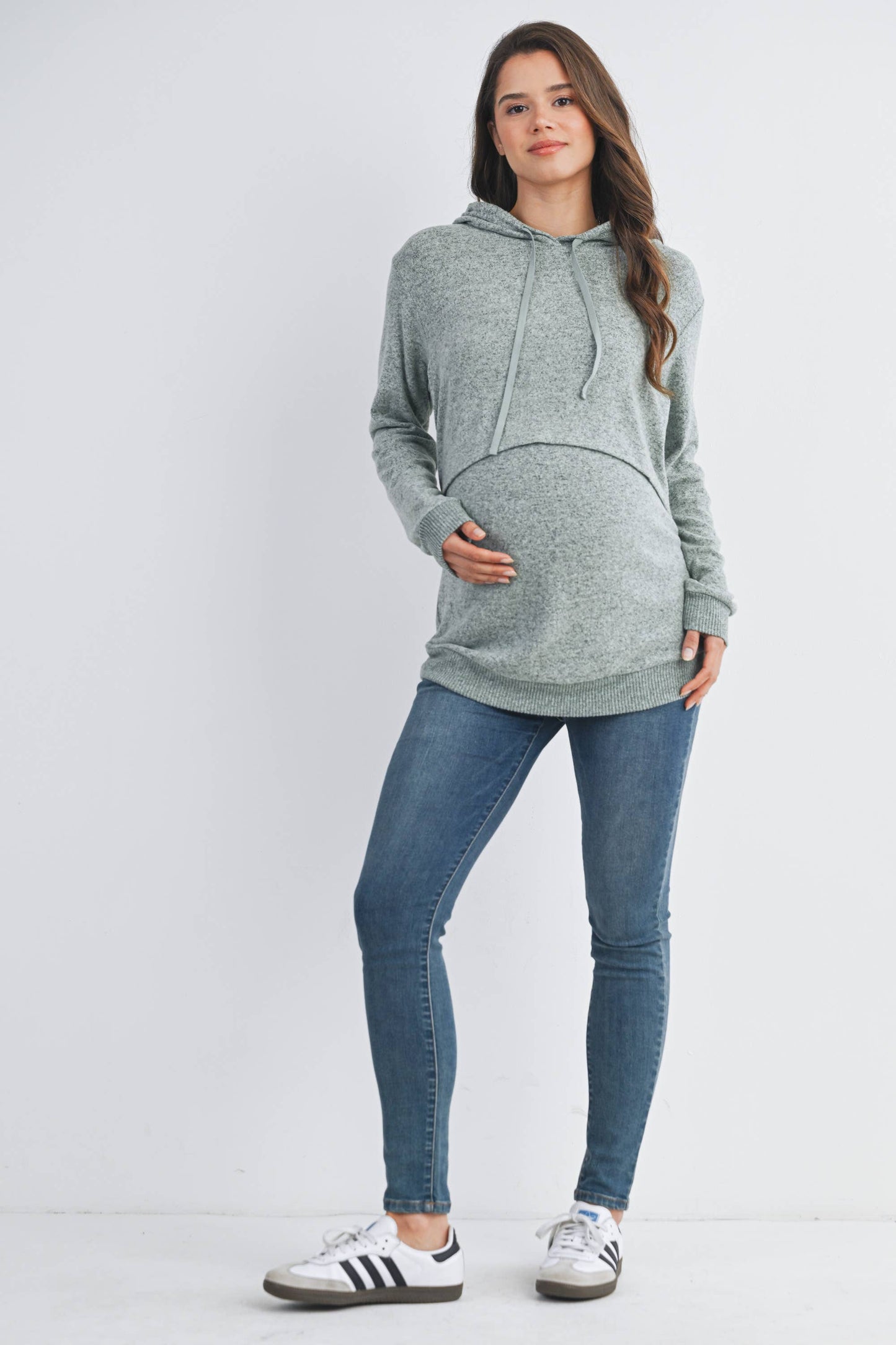 Dani Maternity & Nursing Knit Hoodie