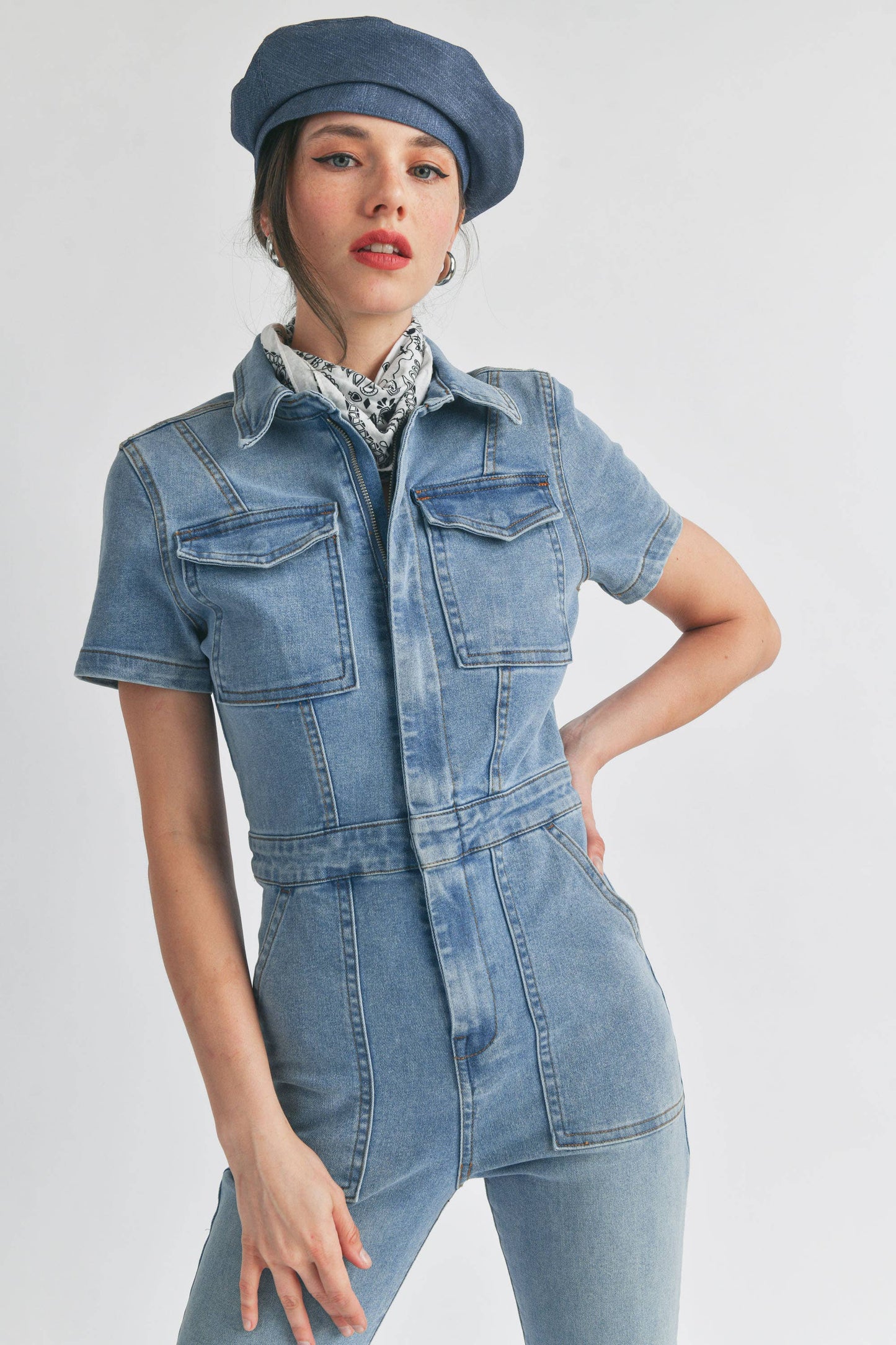 MUMS Denim Jumpsuit