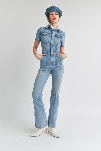 MUMS Denim Jumpsuit