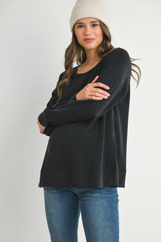 Carly maternity Crew Neck