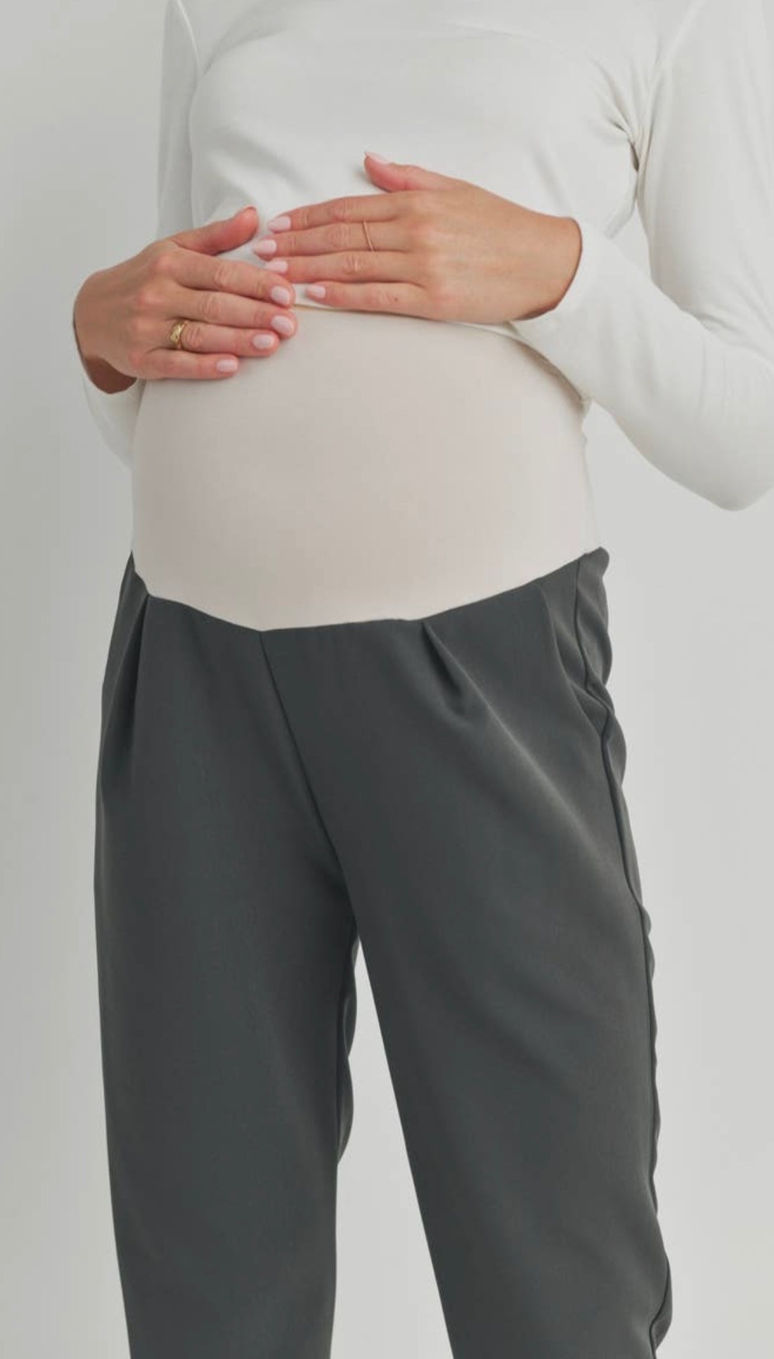 Relax Fit Super Soft Rayon Band Maternity Pants