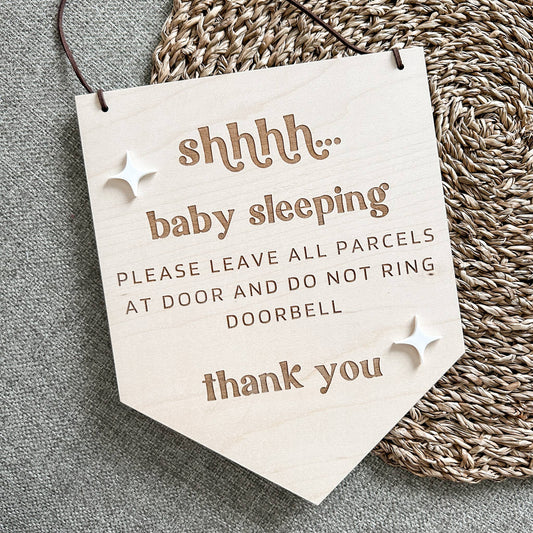 Baby Sleeping Sign | Baby Store | Baby Napping Sign