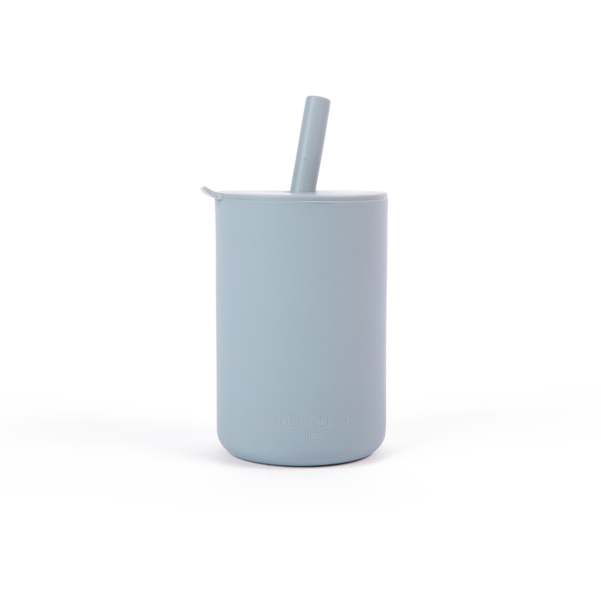 Silicone Baby/Toddler Cup with Lid + Straw, Cloud (6 oz)