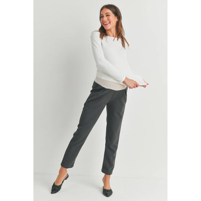 Relax Fit Super Soft Rayon Band Maternity Pants