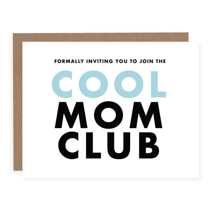 Cool Mom Club Card  | Funny Pregnancy Card