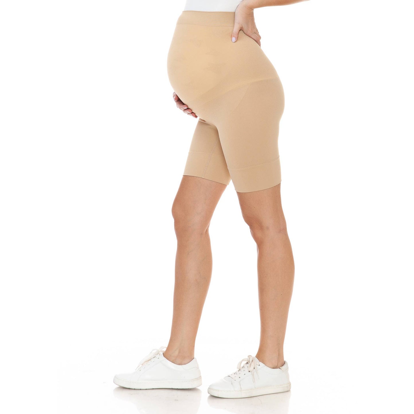 Seamless Maternity Biker Shorts