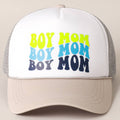 BOY MOM Foam Trucker Hat: ONE SIZE / GREY