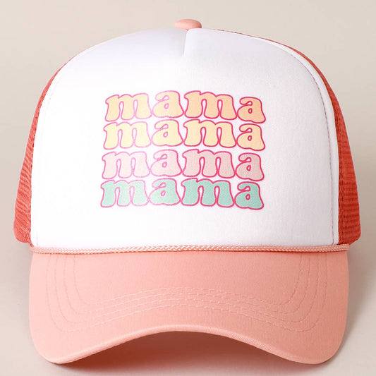 MAMA Foam Trucker Hat: ONE SIZE / DUSTY ROSE