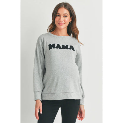 MAMA Crewneck Maternity Sweatshirt