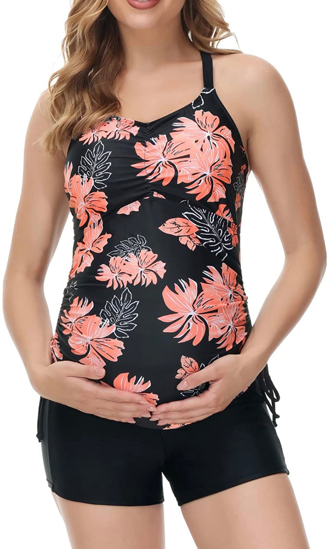 2 pc Maternity Tankini Bathing Suit.