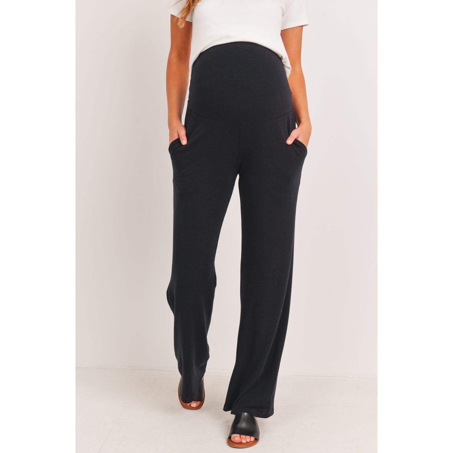 French Terry Maternity Yoga Pants